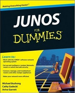 ... مثل كتاب junos for dummies وهذه صوره للكتاب